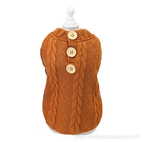 Elegant fashionable custom luxury knit dog sweater
